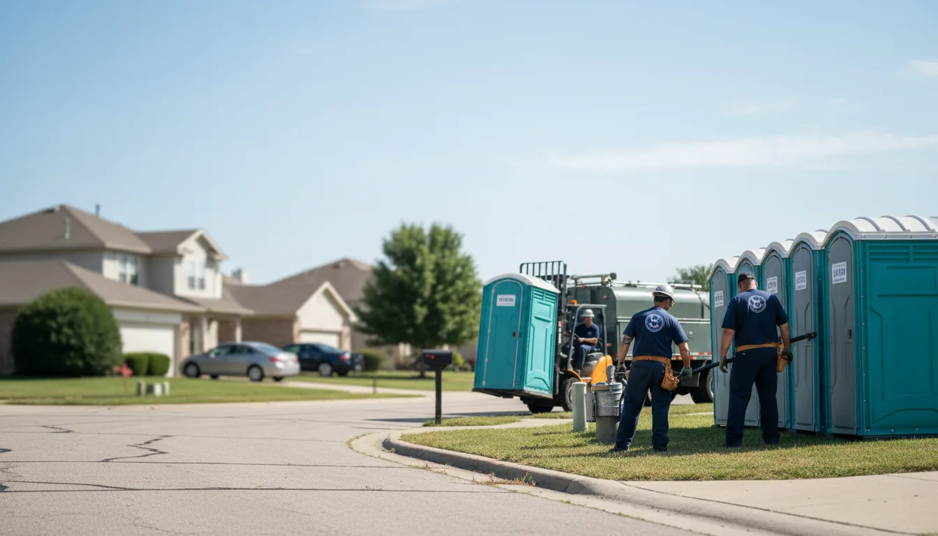 Porta Potty Rental in Coupland, TX near me
